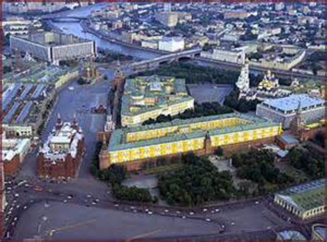 The Red Square was finished