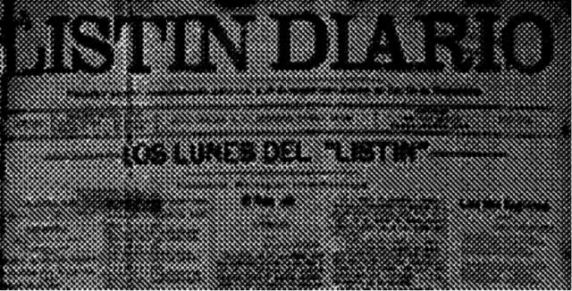 Cierre del "Listín Diario"