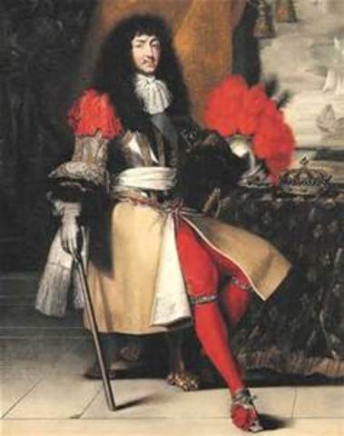 1643 louis is the king of france