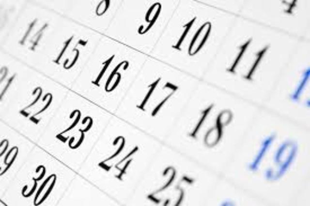 Frederick knows the date.