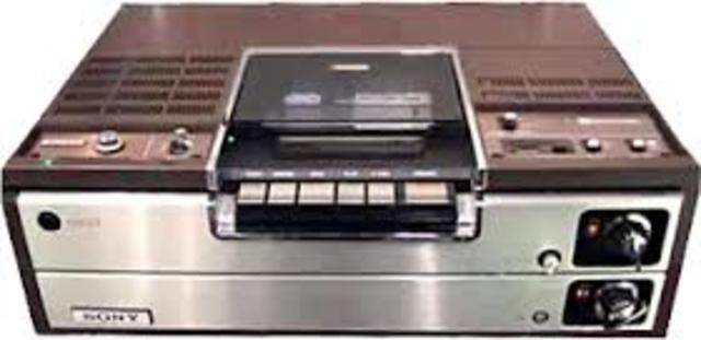First VHS player