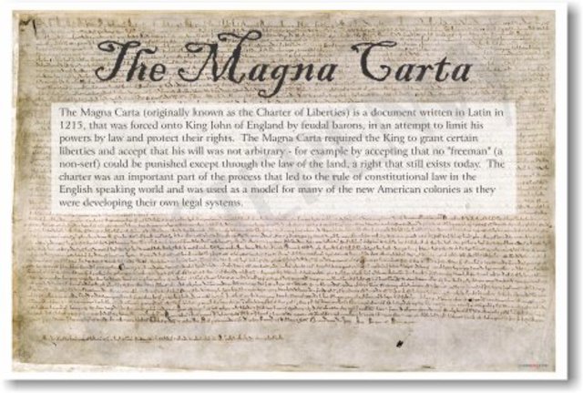 Magna Carta sealed by John of England