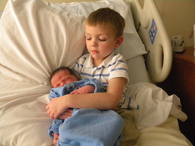 My brother Zac was born