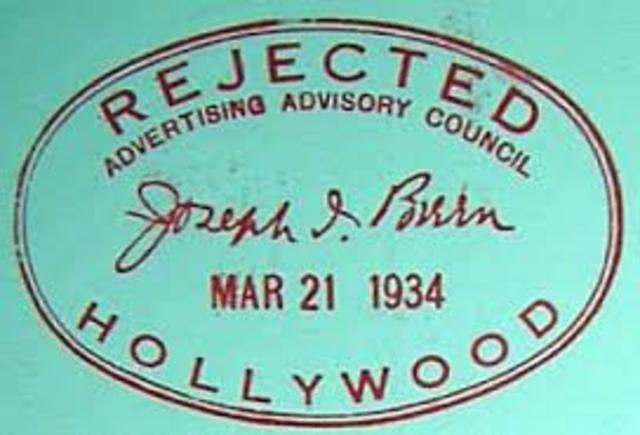 Motion Picture Production Code Created