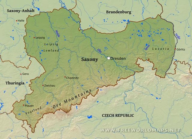 Frederick invades saxony