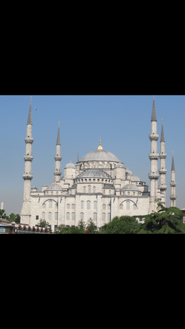Construction of Sultan Mohammed II's mosque, Constantinople
