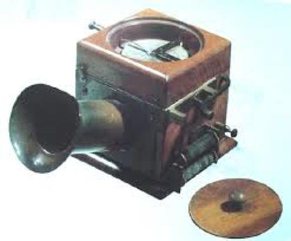 Charles Wheatstone reproduces sound in a primitive sound box - the first microphone.