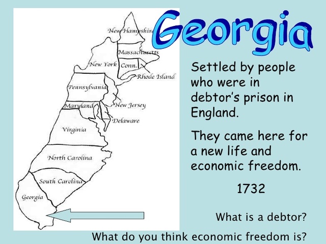 Georgia was settled