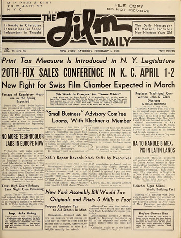 Film Daily "Bringing Back Kids"