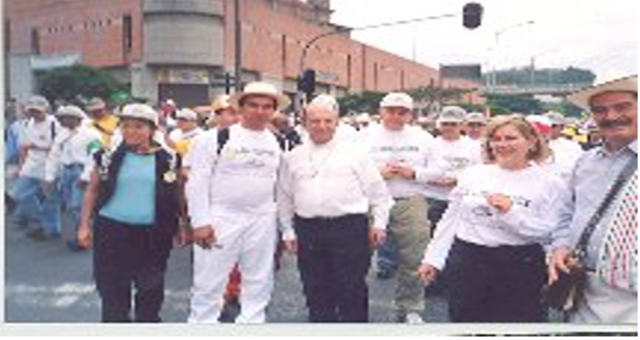 La marcha de la noviolencia parte de Medellín: