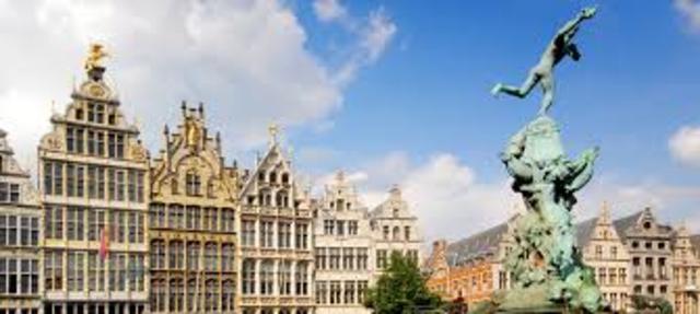 Dirigiu-se para Antuérpia