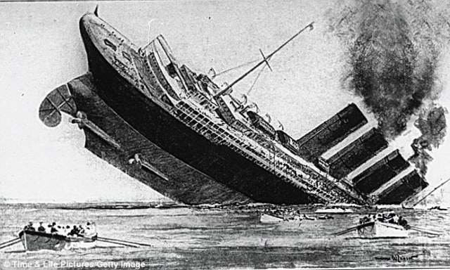 Germany U-Boat Sinks the Lusitania