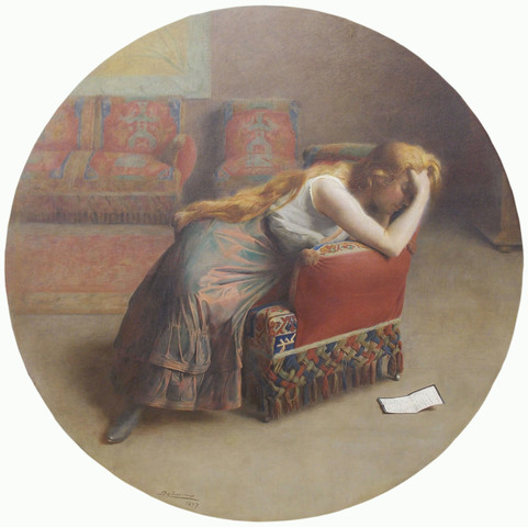 Belmiro de Almeida, Má Notícia, 1897.