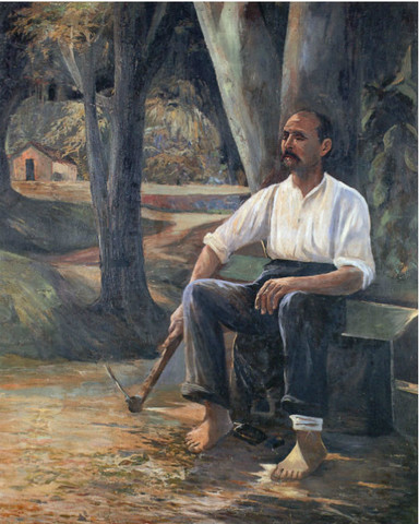 Anibal Mattos, Jardineiro, 1915.