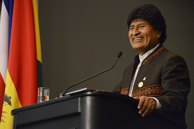 Visita de Evo Morales a la UCR
