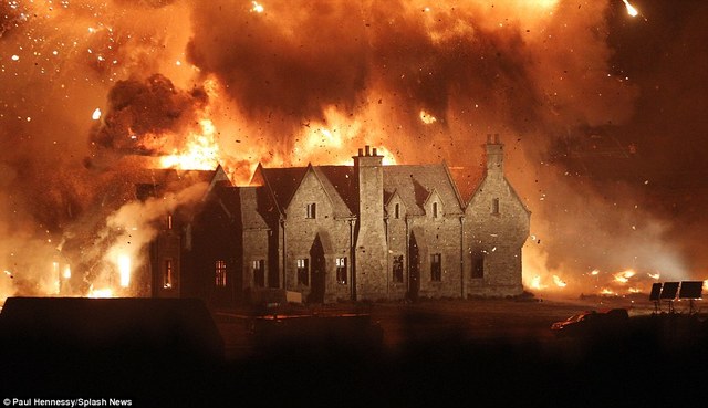 Shadwell burned down