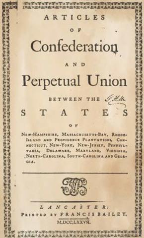 Articles of confederation