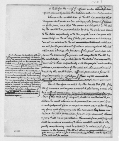 Alien and Sedition Acts