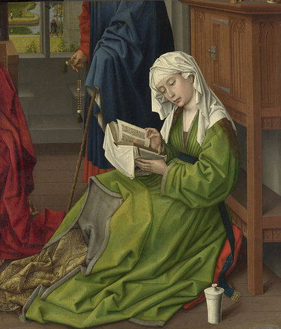The Magdalen Reading - Rogier van der Weyden Northern Renaissance