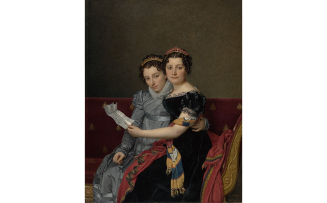 Portrait of the Sisters Zenaide and Charlotte Bonaparte - J.L. David