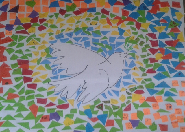 Día escolar a favor de la Paz.