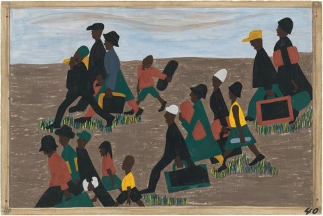 One-Way Ticket - Jacob Lawrence