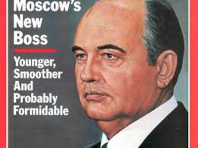 Mikhail Gorbachev becomes leader of the Soviet Union