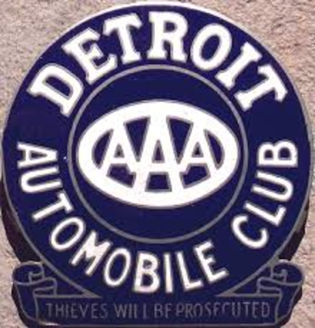 Joined Detroit Automobile Club