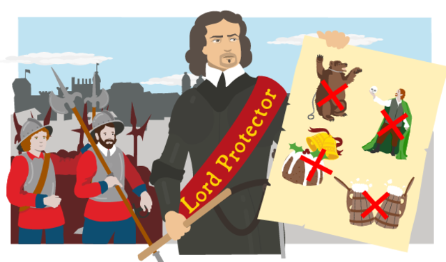 Oliver Cromwell died