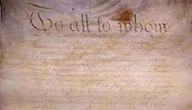 The Article of Cenfederation First Constitutuion