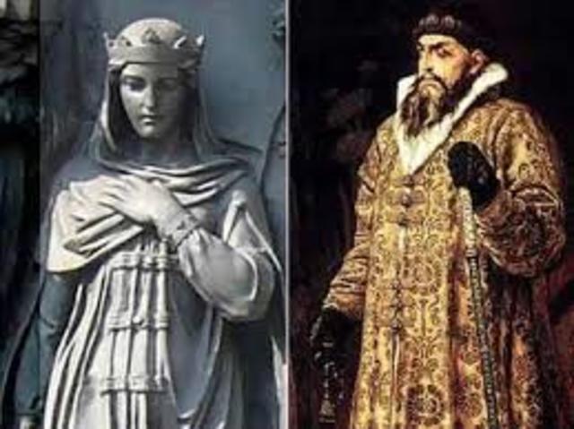 Ivan married Anastasia Riomanov