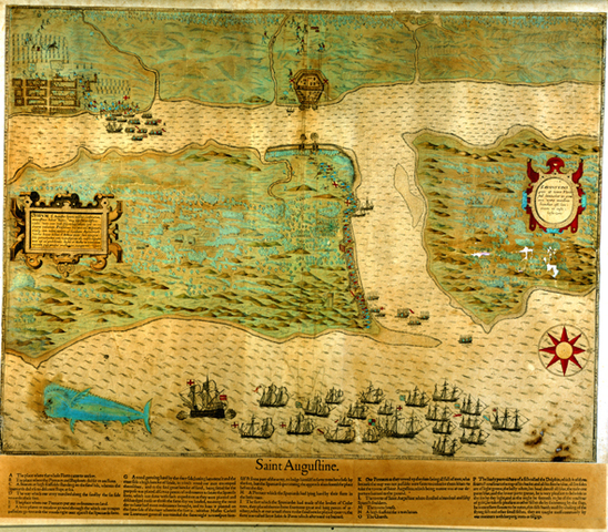 Sir Francis Drake’s attack on St. Augustine