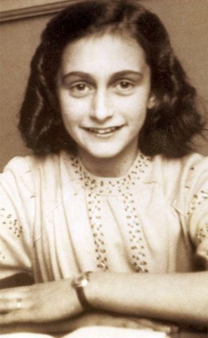 Anne Frank goes into hiding