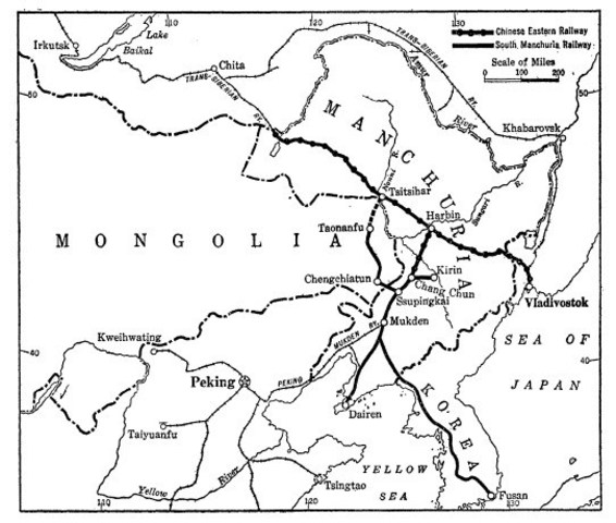 Russia leases Manchuria