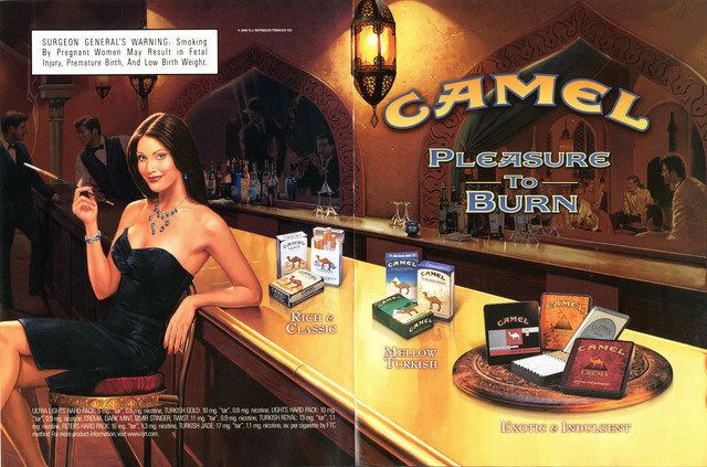 Camel "pleasure the burn"