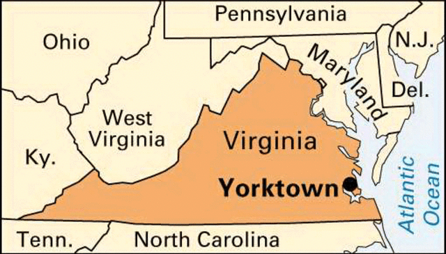 Vincita dei coloni in Virginia