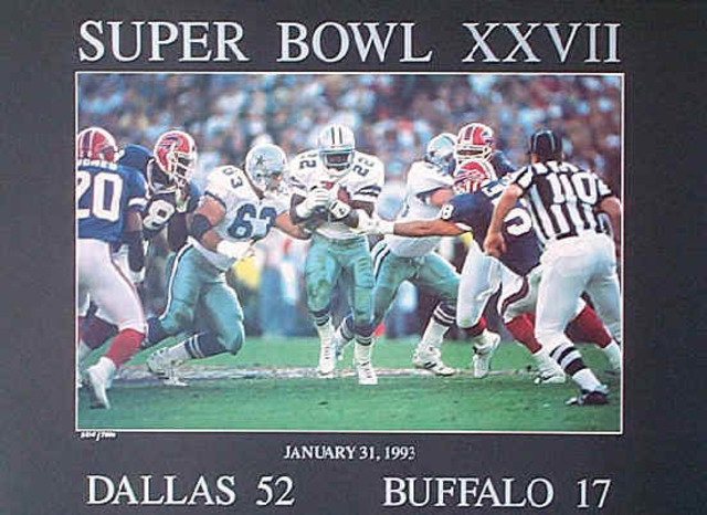 Dallas Cowboys win Superbowl XXVII