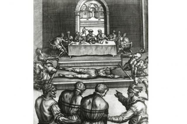 Parliament passed a law banishing most Catholics to poor land