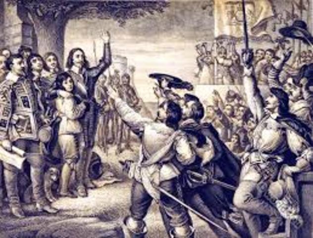 Charles I and Troops