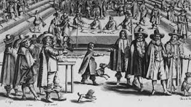 King Charles I led troops in the House of Commons