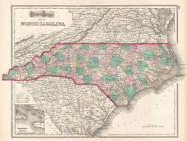 North Carolina founded