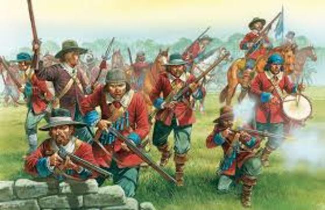 Cronwell's Army Defeats the Caveliers