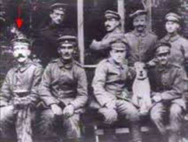 Accepted into German Army