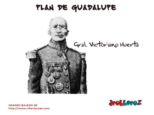 Carranza lanza plan de Guadalupe