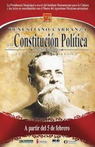 LA CONSTITUCUION DE CARRANZA