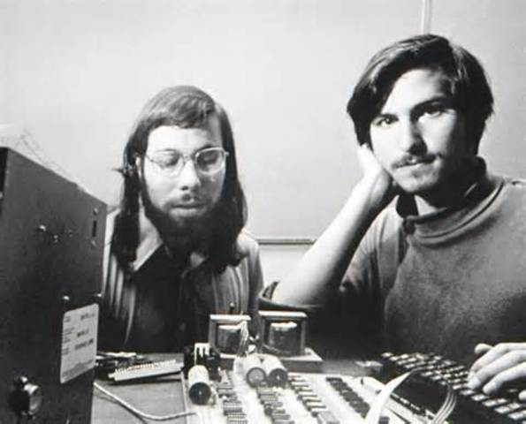 Steve Wozniak y Steve Jobs