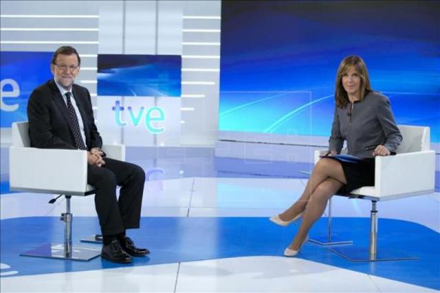 Ana Blanco entrevista a Mariano Rajoy