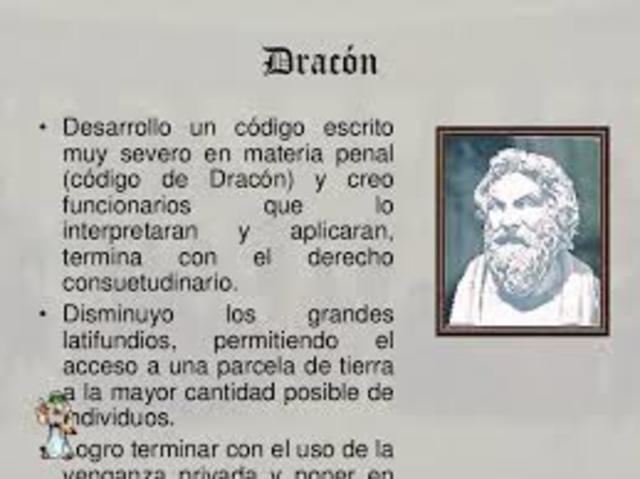 CÓDIGO DE DRACÓN (624 a.C.)