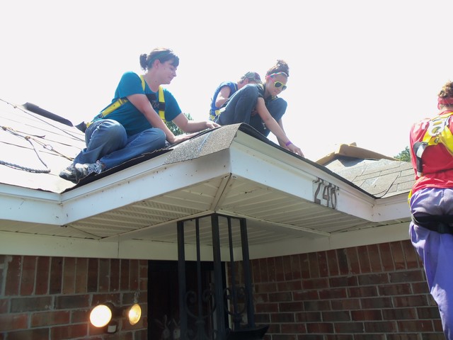 My first time working on a roof