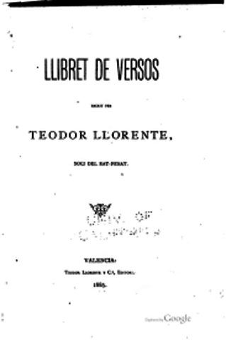 Es publica "Llibret de versos"